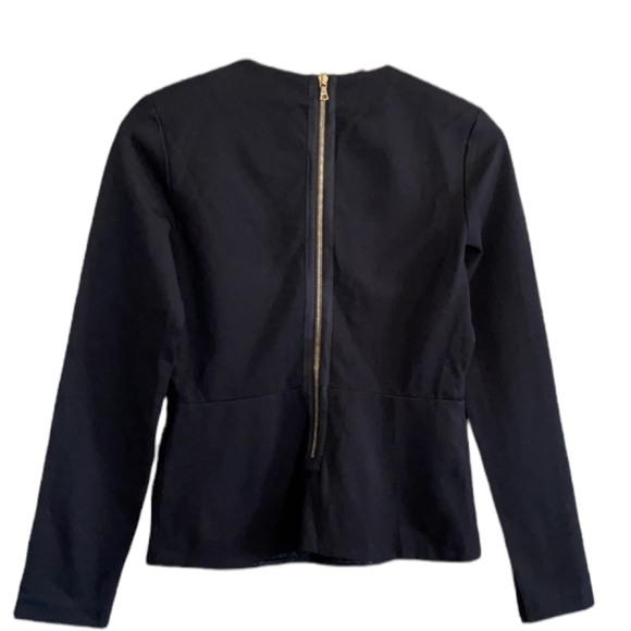 J BRAND BALLIE PEPLUM TOP ~ NWOT Size Small - Picture 2 of 3